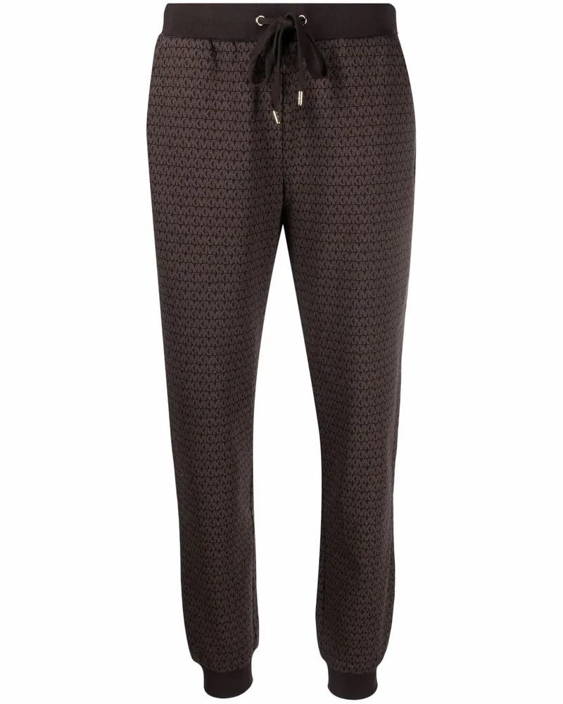 Michael Kors Jogginghose mit Monogramm-Print - Braun Braun