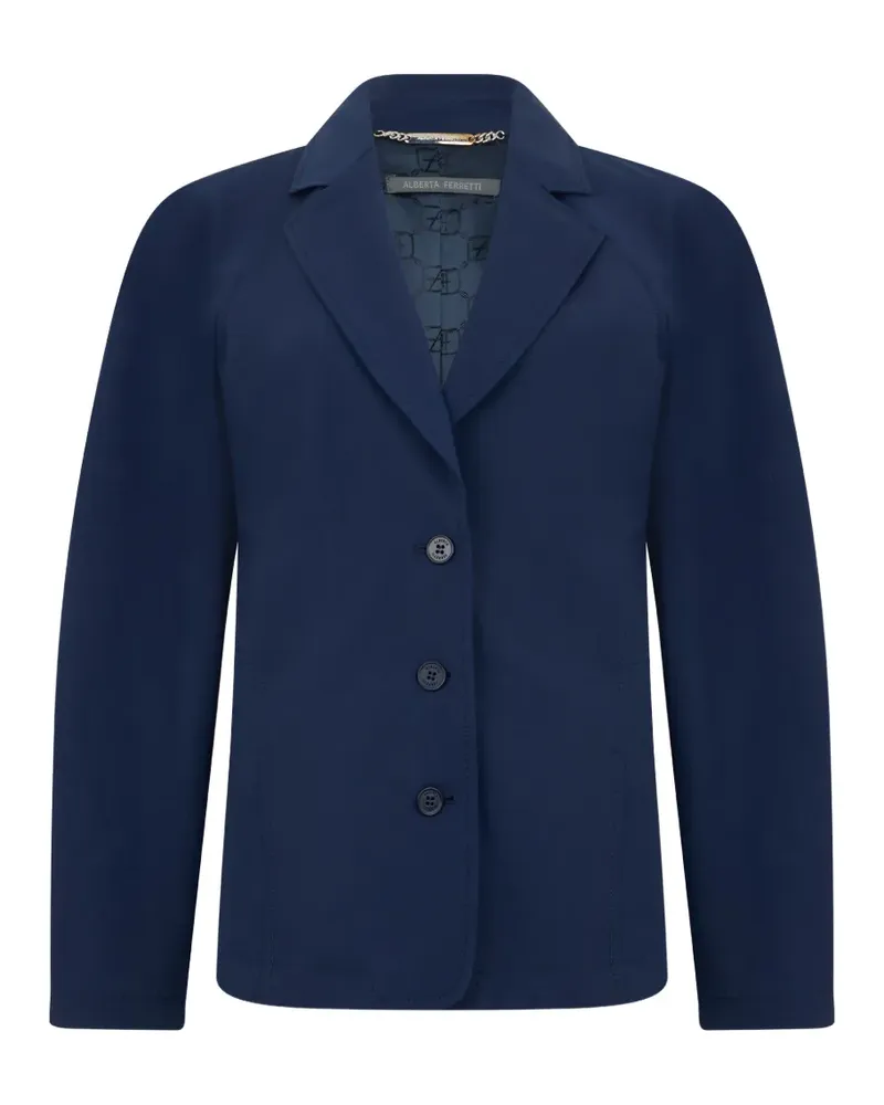 Alberta Ferretti Sakko mit fallendem Revers - Blau Blau