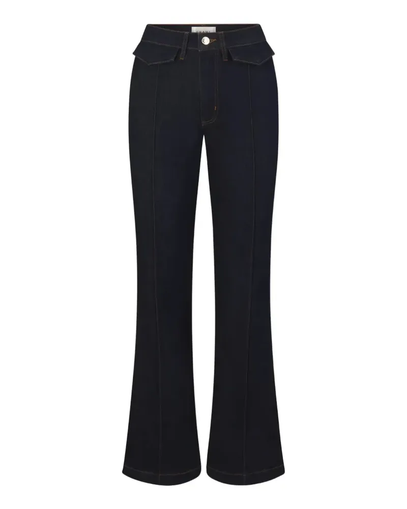 Frame Denim seam-detail flap-pocket jeans - Blau Blau