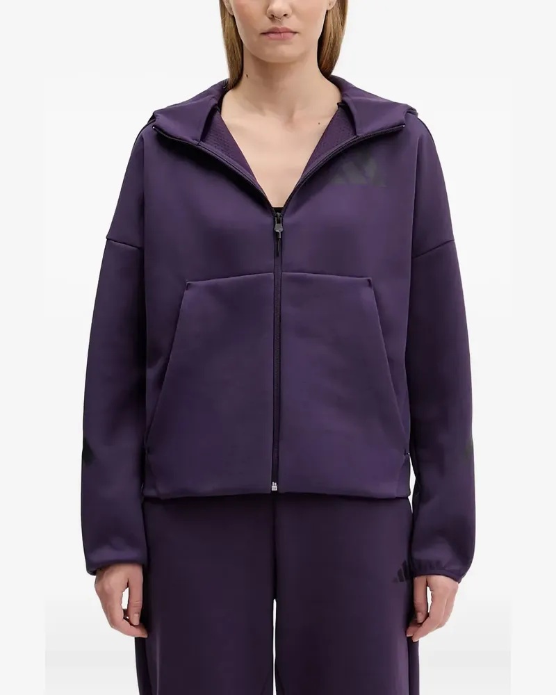 adidas Z.N.E. Hoodie mit Reißverschluss - Violett Violett