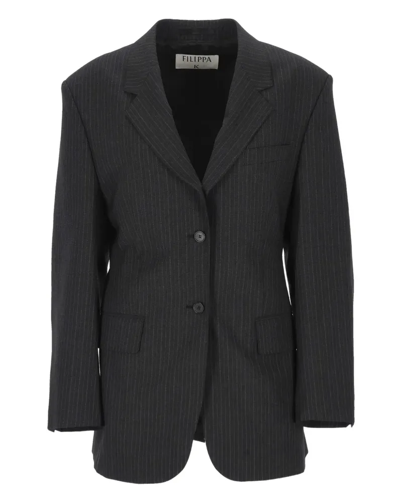Filippa K Blazer mit Nadelstreifen - Schwarz Schwarz
