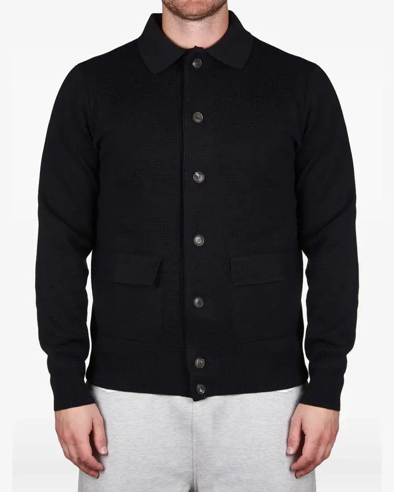 Filippo de Laurentiis button-up collared cardigan - Schwarz Schwarz