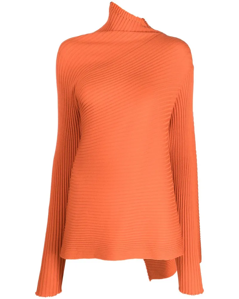 Marques ' Almeida Asymmetrischer Pullover Orange