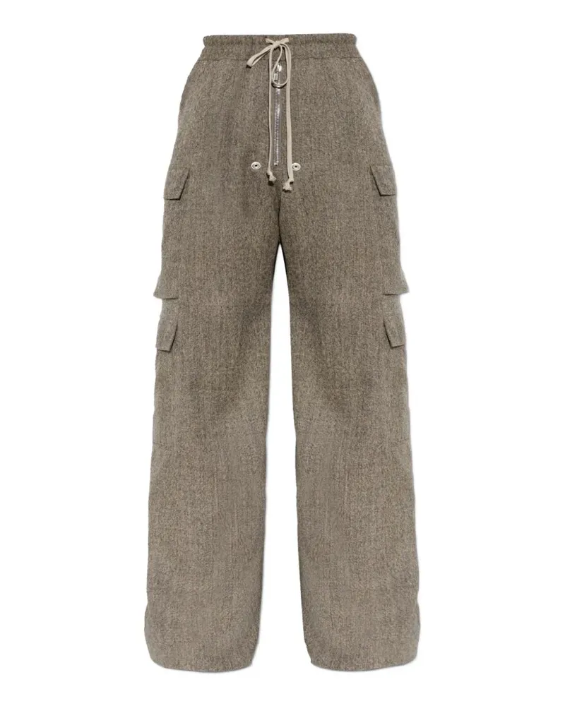 Rick Owens wide-leg cargo pants - Grau Grau