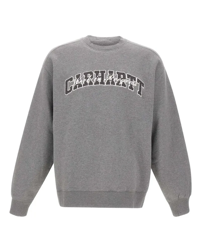 Carhartt WIP logo-embroidery crew-neck sweatshirt - Grau Grau