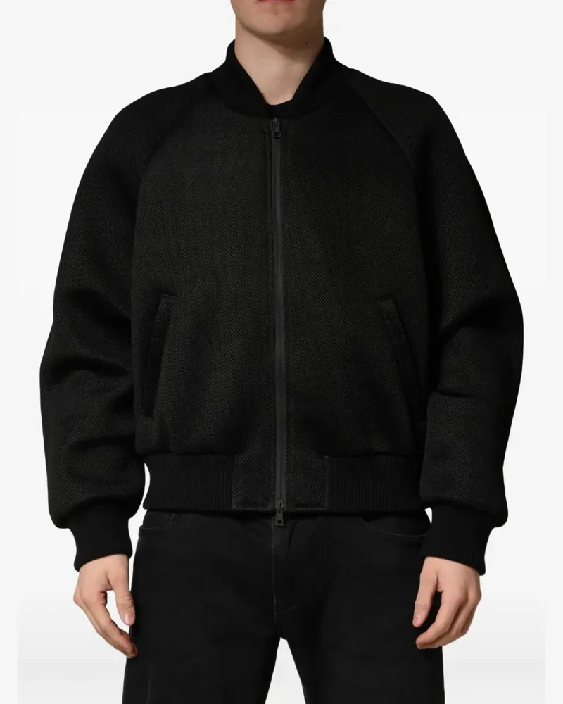 Dolce & Gabbana Bomberjacke mit Kapuze - Schwarz Schwarz