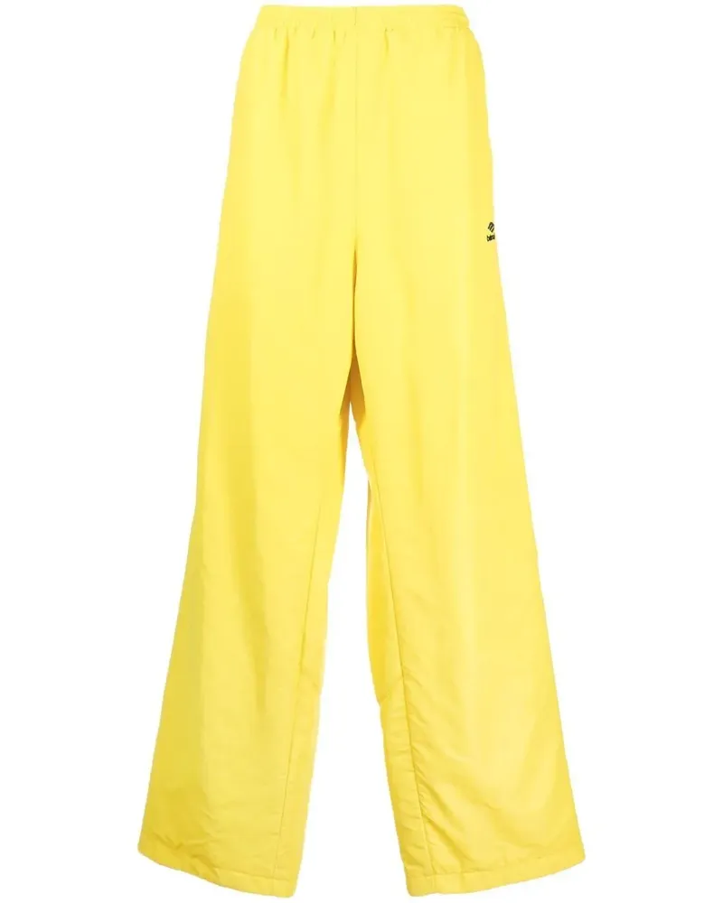 Balenciaga Jogginghose mit Logo - Gelb Gelb