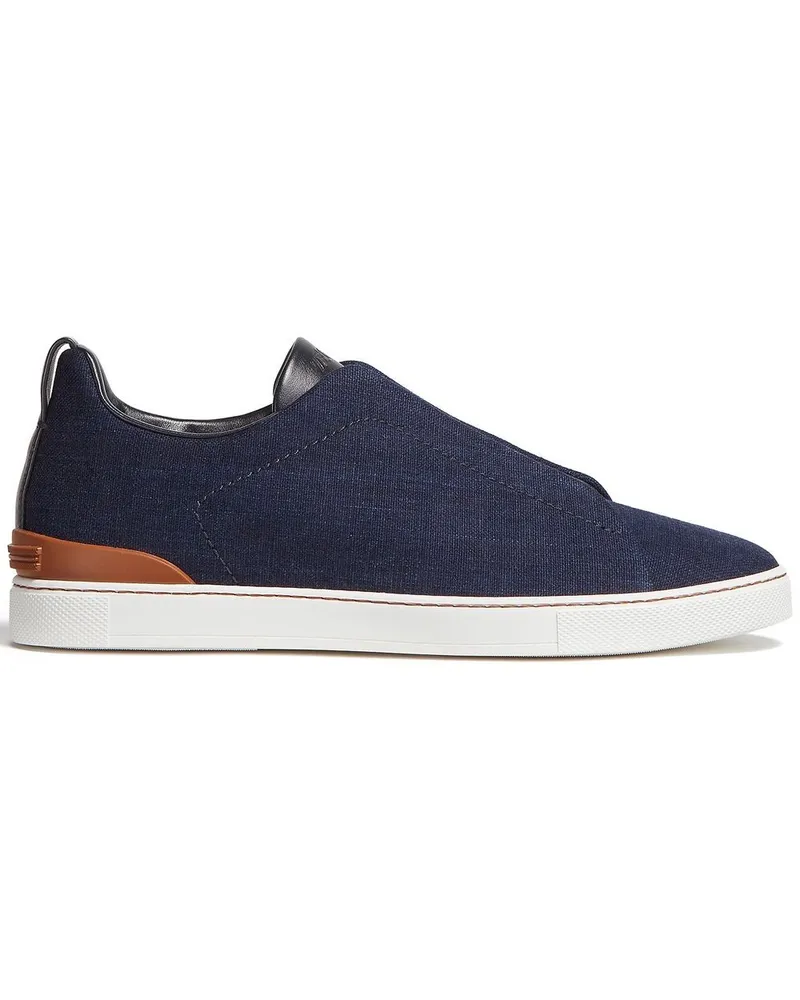 Ermenegildo Zegna Triple Stitch Sneakers - Blau Blau