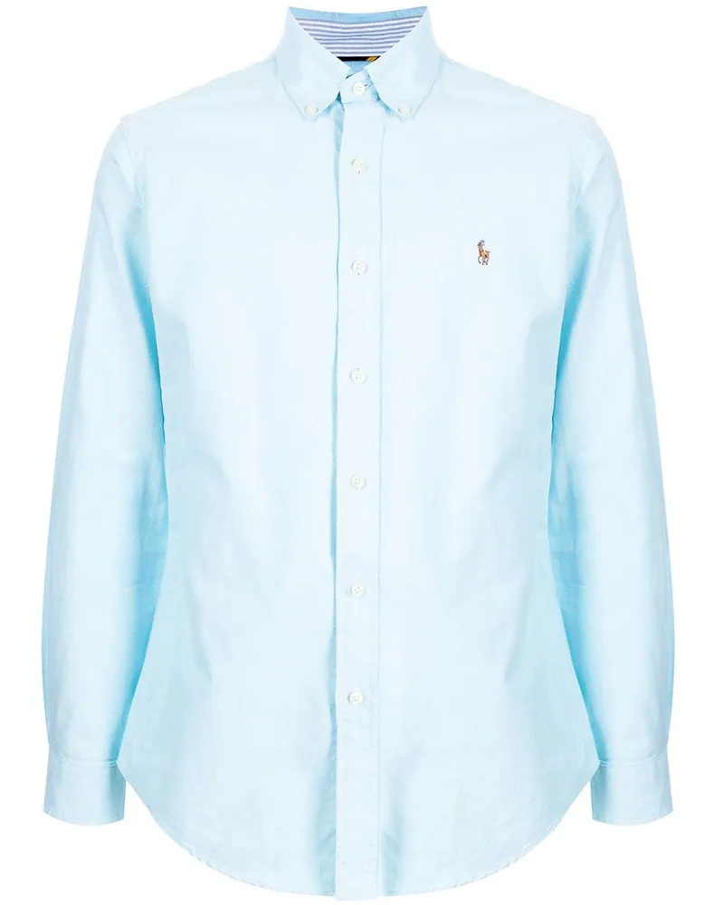 Ralph Lauren Hemd mit Logo-Stickerei - Blau Blau