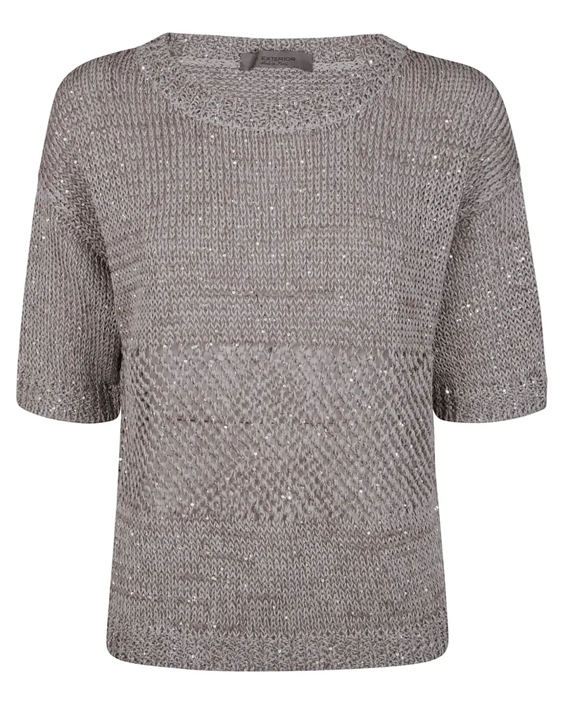 D.EXTERIOR Pullover aus Leinen - Grau Grau