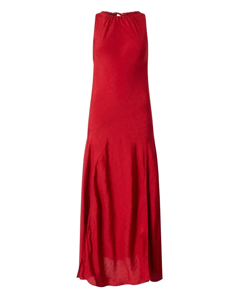 Pinko Kleid mit Schleifenkragen - Rot Rot