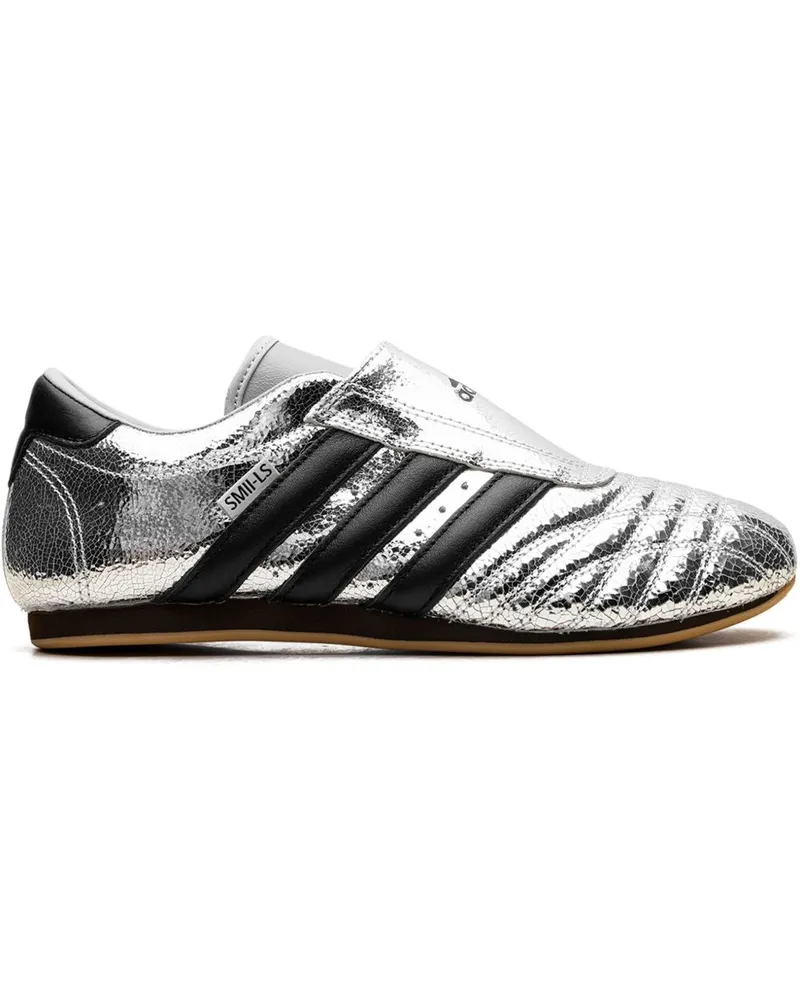 adidas Taekwondo Silver Metallic Black Sneakers - Silber Silber