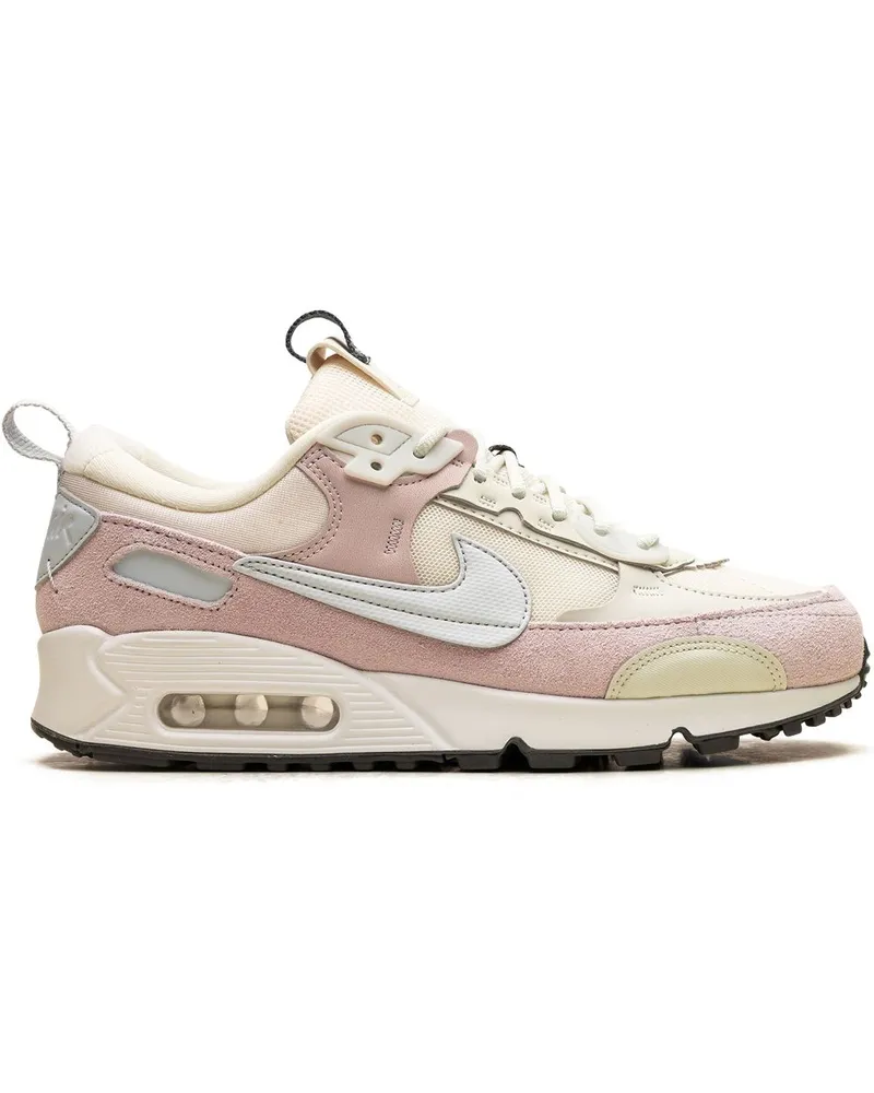 Nike Air Max 90 Futura Pale Ivory/Platinum Violet/Sea Glass/Phantom Sneakers - Rosa Rosa