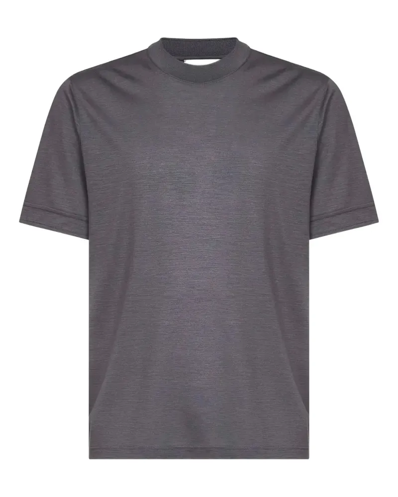 D4.0 T-Shirt mit rundem Ausschnitt - Grau Grau