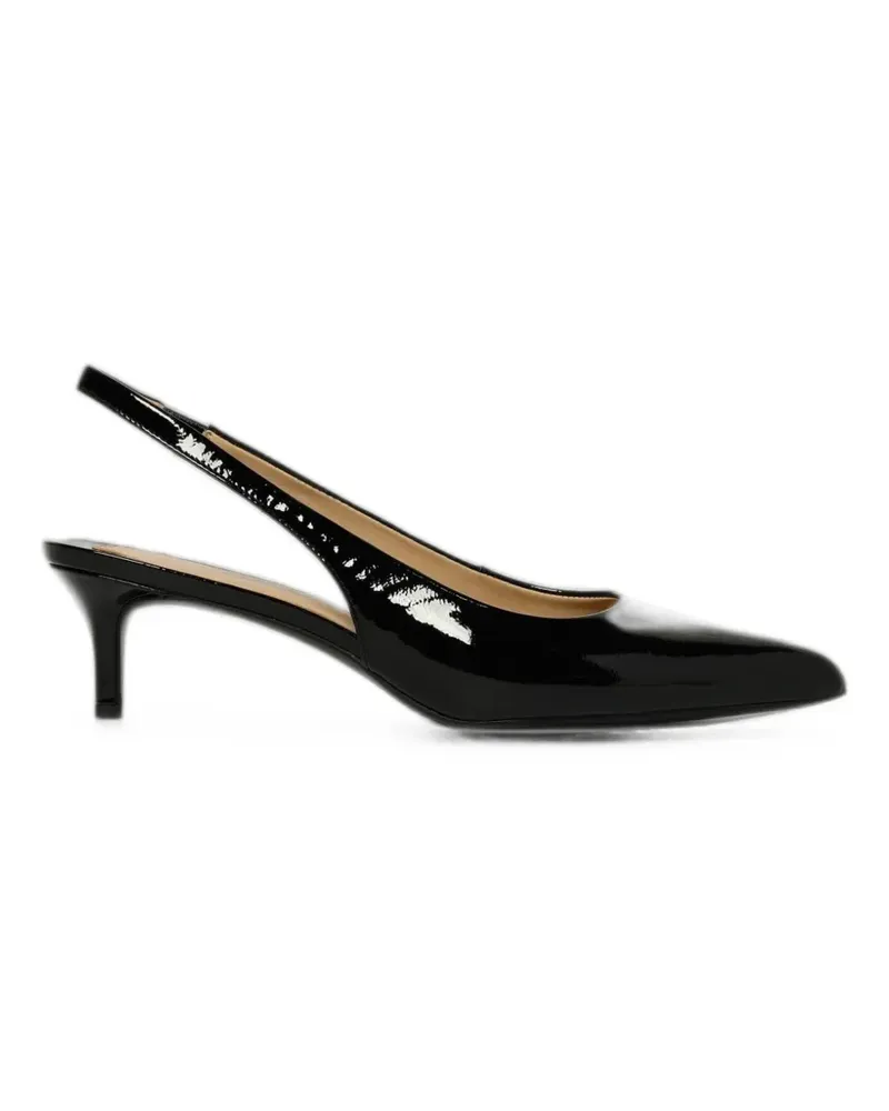 Ralph Lauren patent leather slingback pumps - Schwarz Schwarz