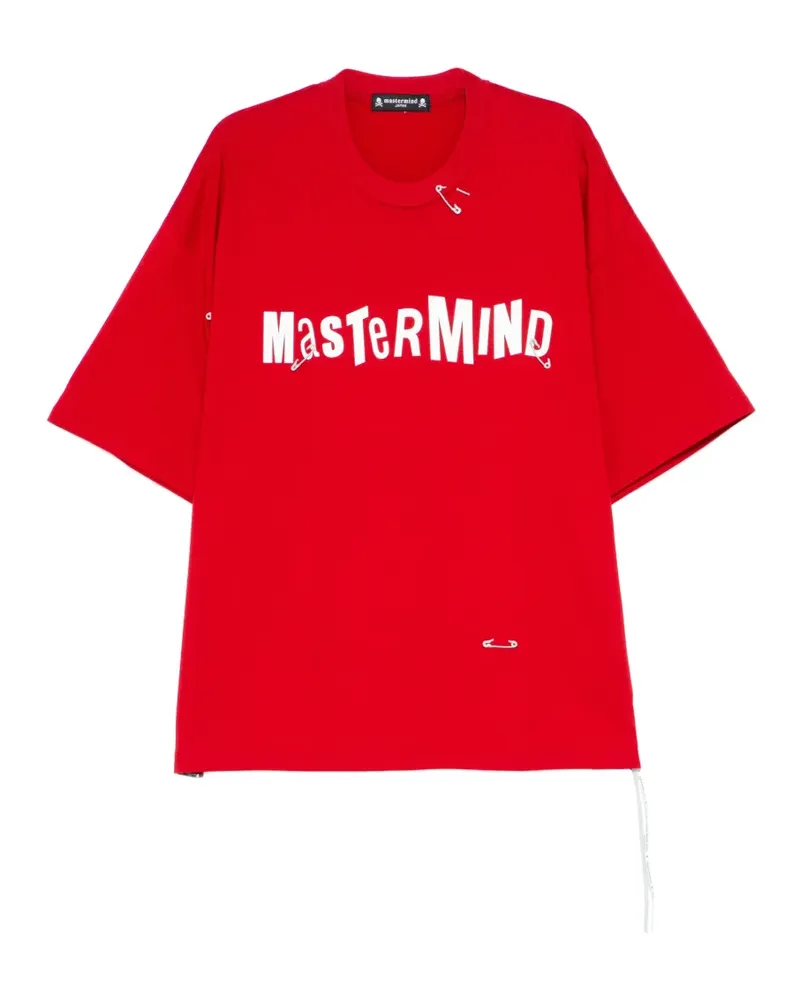 Mastermind Japan T-Shirt mit Logo-Print - Rot Rot