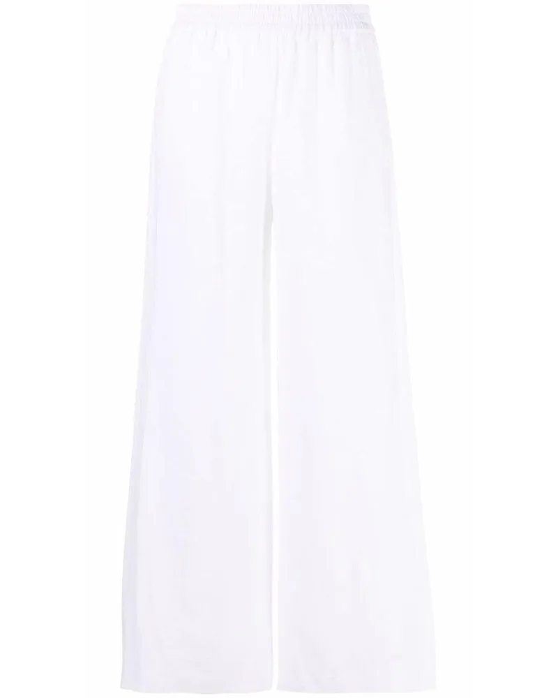 Fabiana Filippi Weite Hose mit Stretchbund - Weiß Weiß