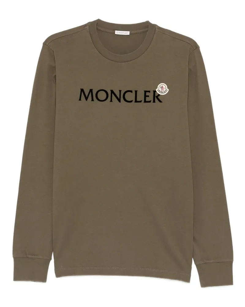 Moncler Langarmshirt aus Jersey - Braun Braun