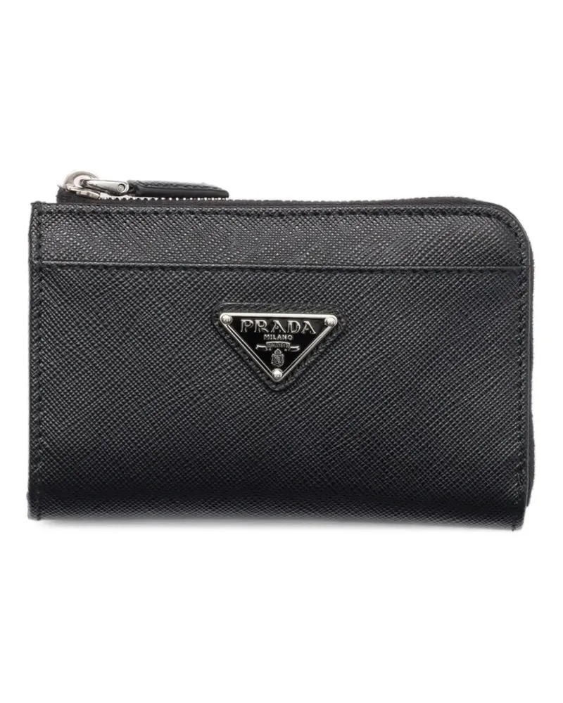 Prada Schlüsseletui mit Rundumreißverschluss - Schwarz Schwarz