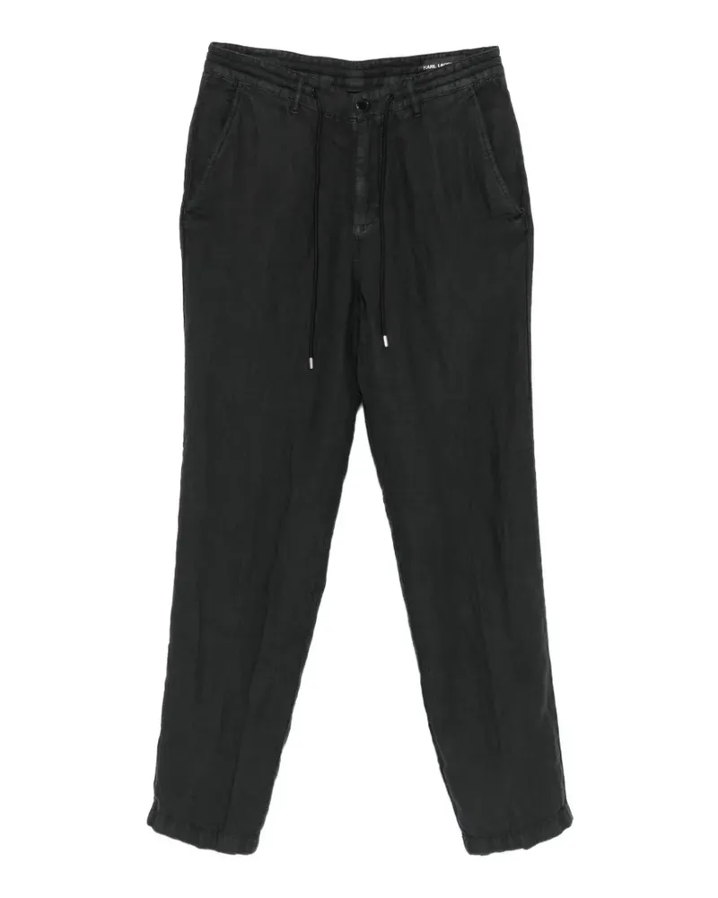 Karl Lagerfeld drawstring trousers - Schwarz Schwarz