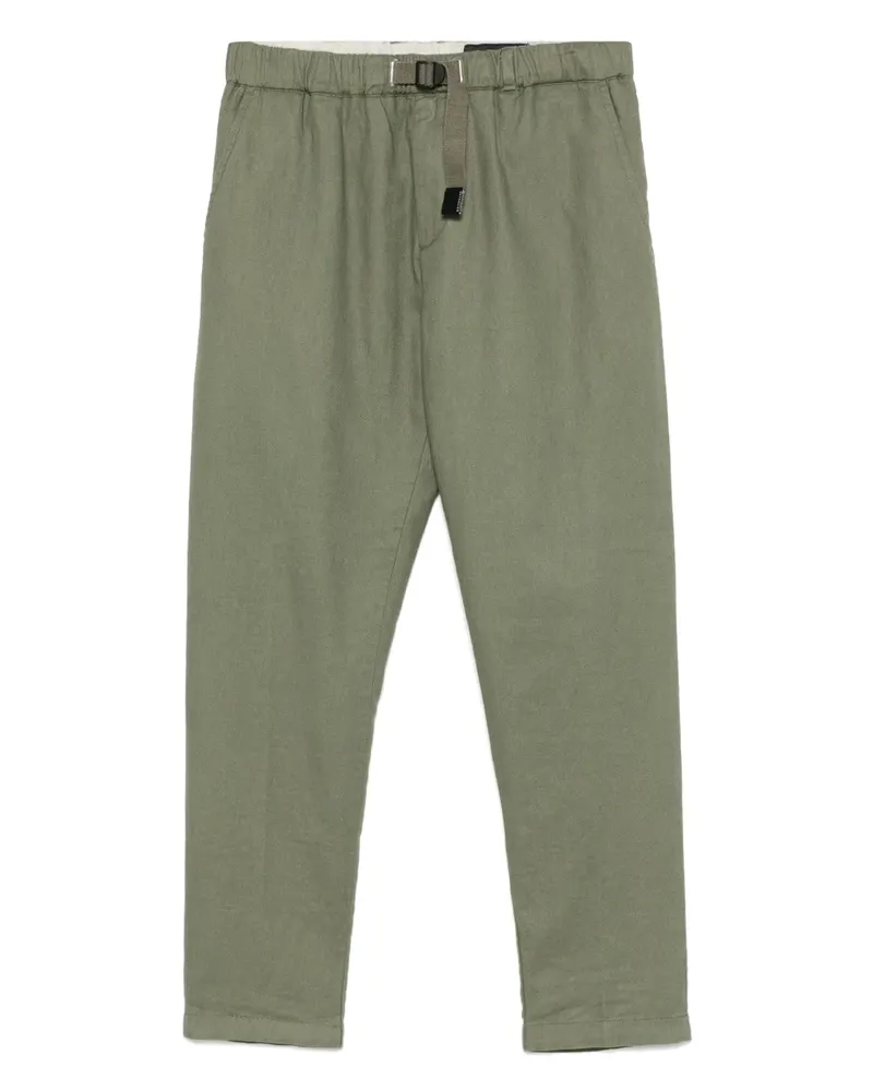 PLAN C Hose mit Tapered-Bein - Grün Grün