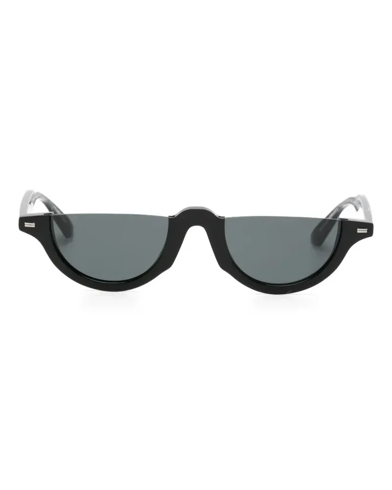 Kenzo Sonnenbrille mit halbem Gestell - Schwarz Schwarz