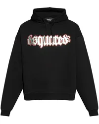 Dsquared2 Sweatshirt mit Logo Schwarz