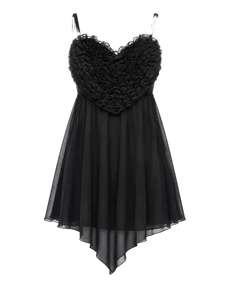 Dsquared2 Minikleid mit Herzausschnitt - Schwarz Schwarz