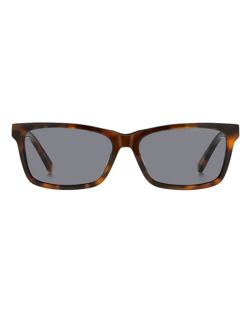 Marc Jacobs Eckige Sonnenbrille in Schildpattoptik - Braun Braun