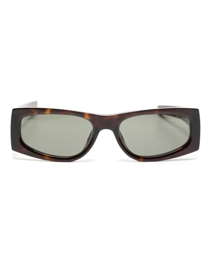 Saint Laurent Sonnenbrille mit Logo - Braun Braun