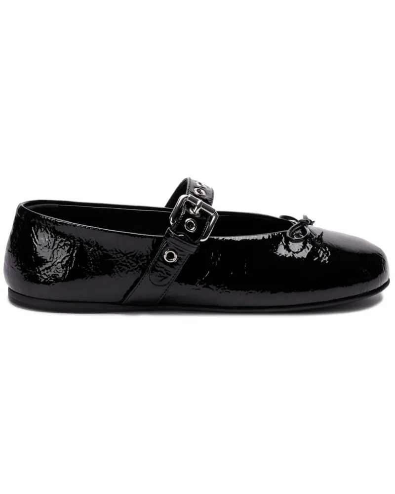 Miu Miu Klassische Ballerinas - Schwarz Schwarz