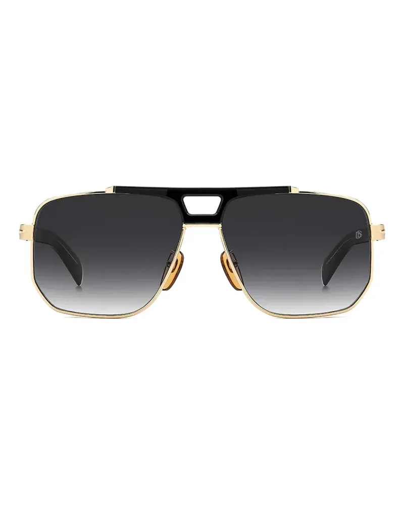 EYEWEAR by DAVID BECKHAM double-bridge sunglasses - Gold Gold