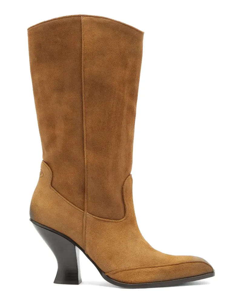 Diesel D-Luffy square-toe suede boots - Braun Braun