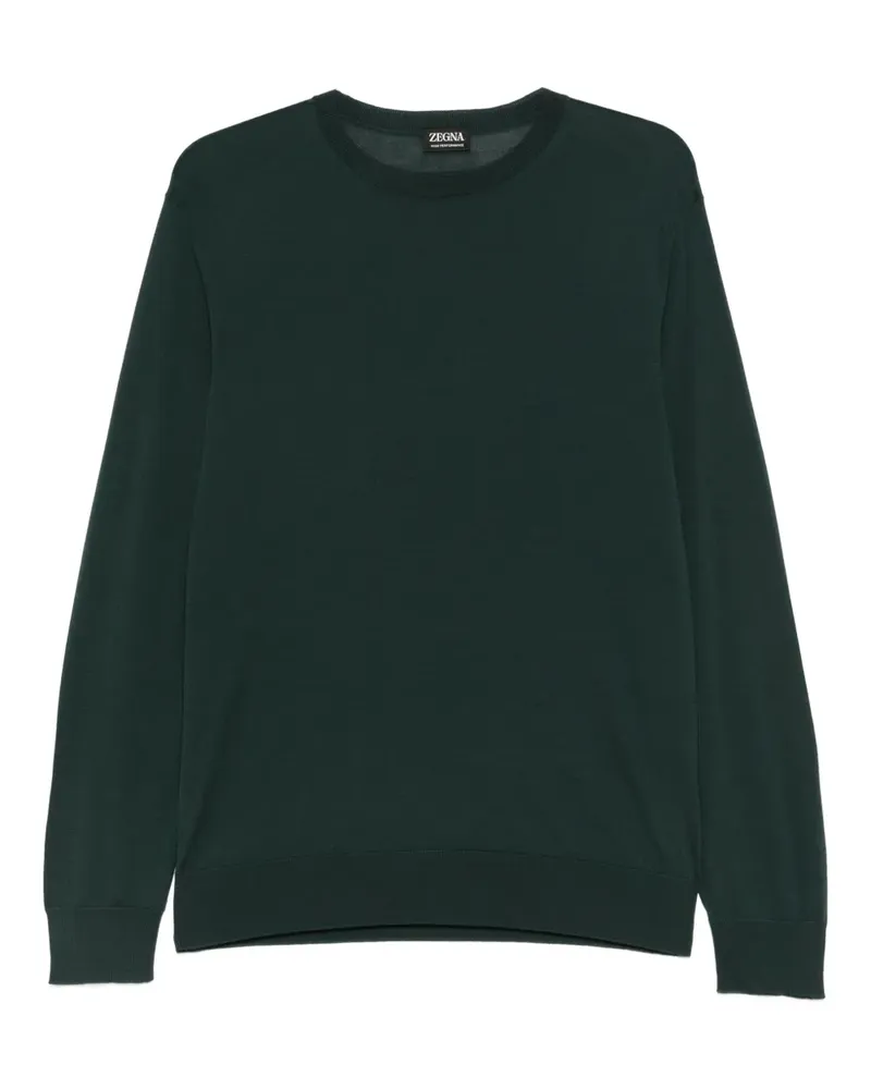 Ermenegildo Zegna Pullover mit rundem Ausschnitt - Grün Grün
