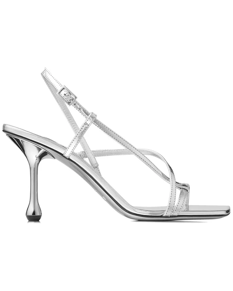 Jimmy Choo Etana Sandalen 80mm - Silber Silber