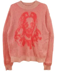 SAINT MXXXXXX Pullover aus Mohairwollgemisch Rosa