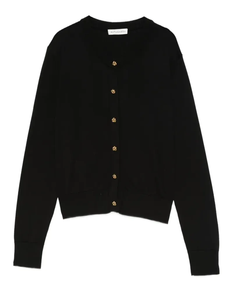 Altuzarra Cardigan mit Knopfverschluss - Schwarz Schwarz