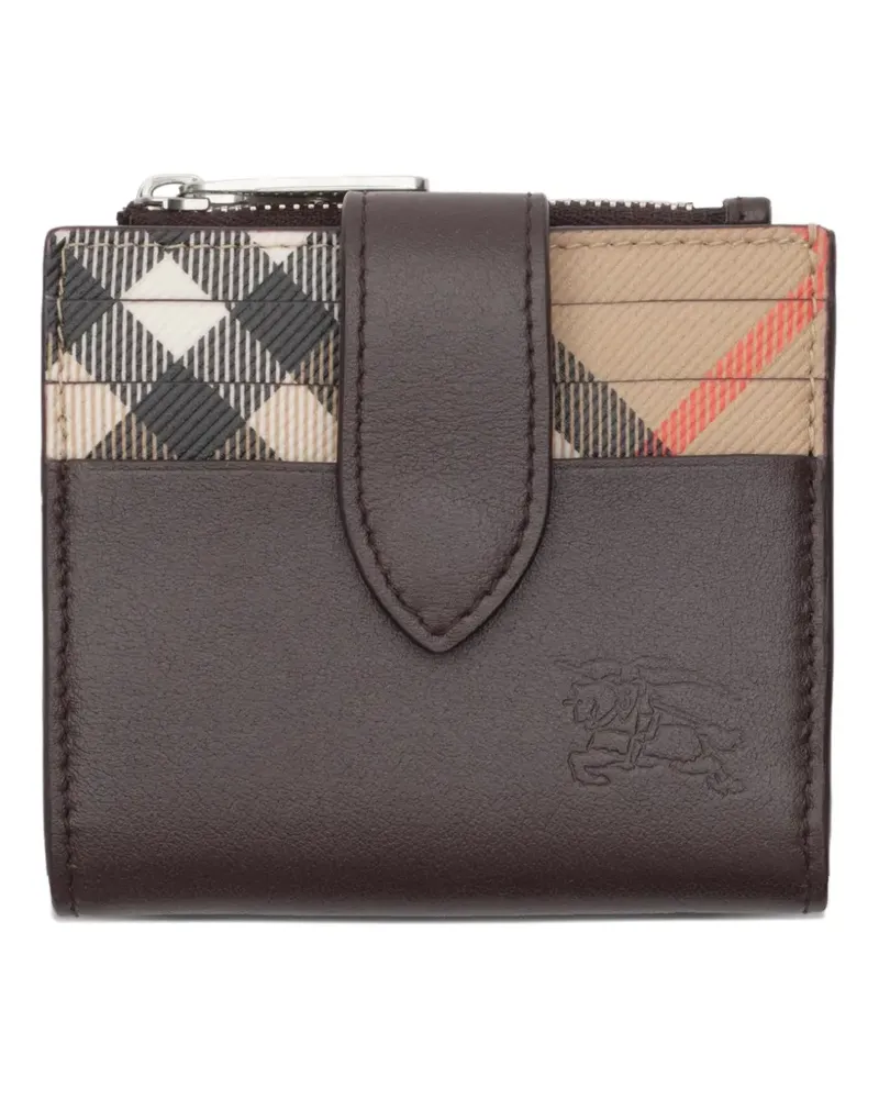 Burberry pop Check zip wallet​ - Braun Braun