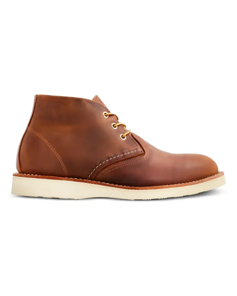 Red Wing Shoes Work Chukka Stiefel - Braun Braun