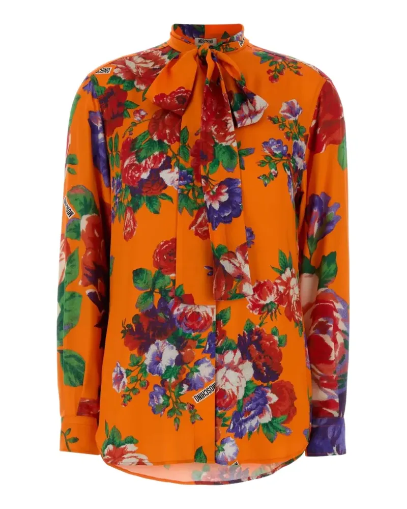Moschino floral-print blouse - Orange Orange