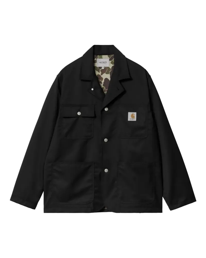 Carhartt WIP Seaton Hemdjacke mit Taschendetail - Schwarz Schwarz