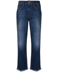 Jacob Cohën Gerade Cropped-Jeans Blau