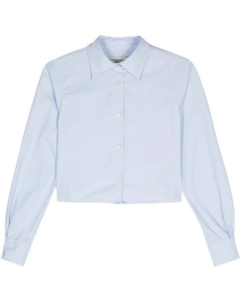 Officine Generale Cataleya Cropped-Hemd - Blau Blau