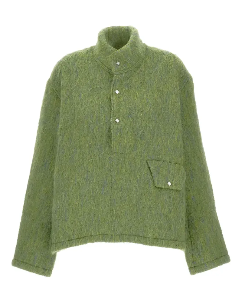 TANAKA Pullover mit Stehkragen - Grün Grün