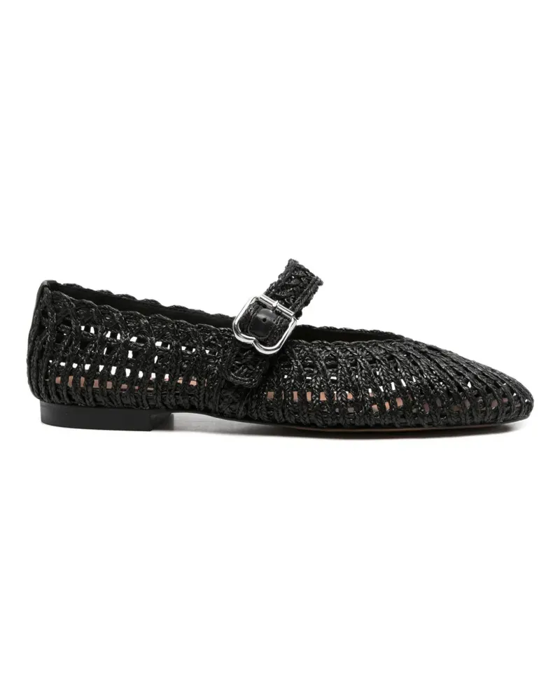 Bibi Lou woven strap ballet flats - Schwarz Schwarz