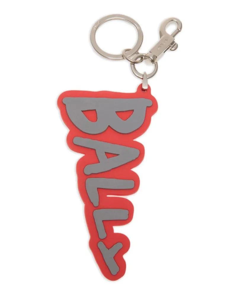 Bally Schlüsselanhänger mit Logo - Rot Rot