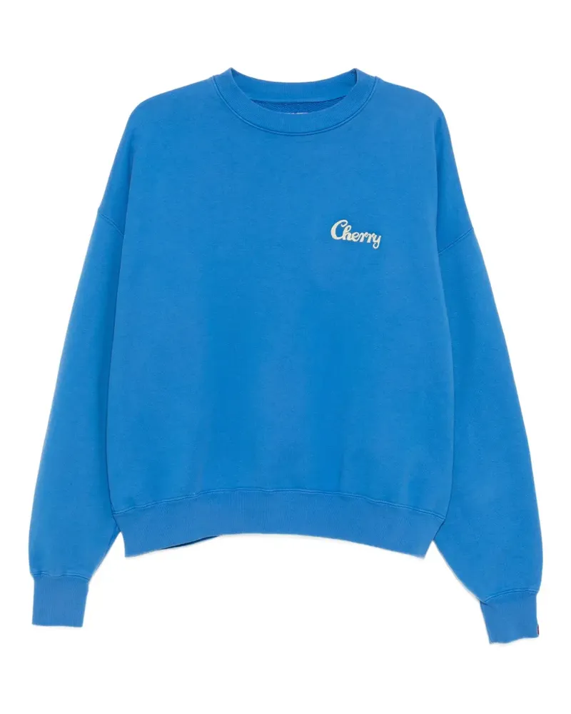 CHERRY LA Sweatshirt mit Logo-Print - Blau Blau