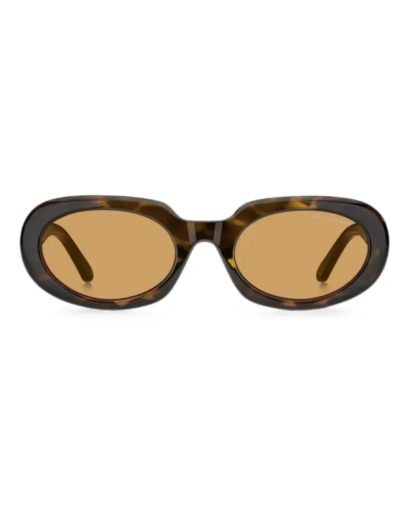 Marc Jacobs oval-frame sunglasses - Braun Braun