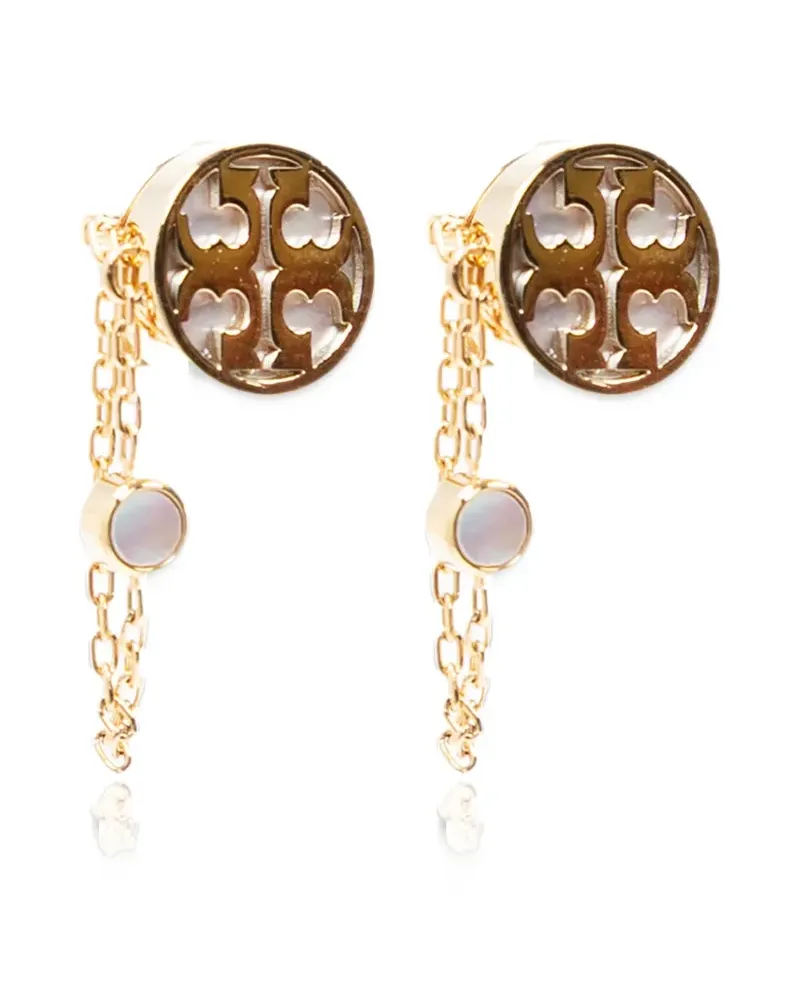 Tory Burch Icon Ohrringe mit Perlmutt - Gold Gold