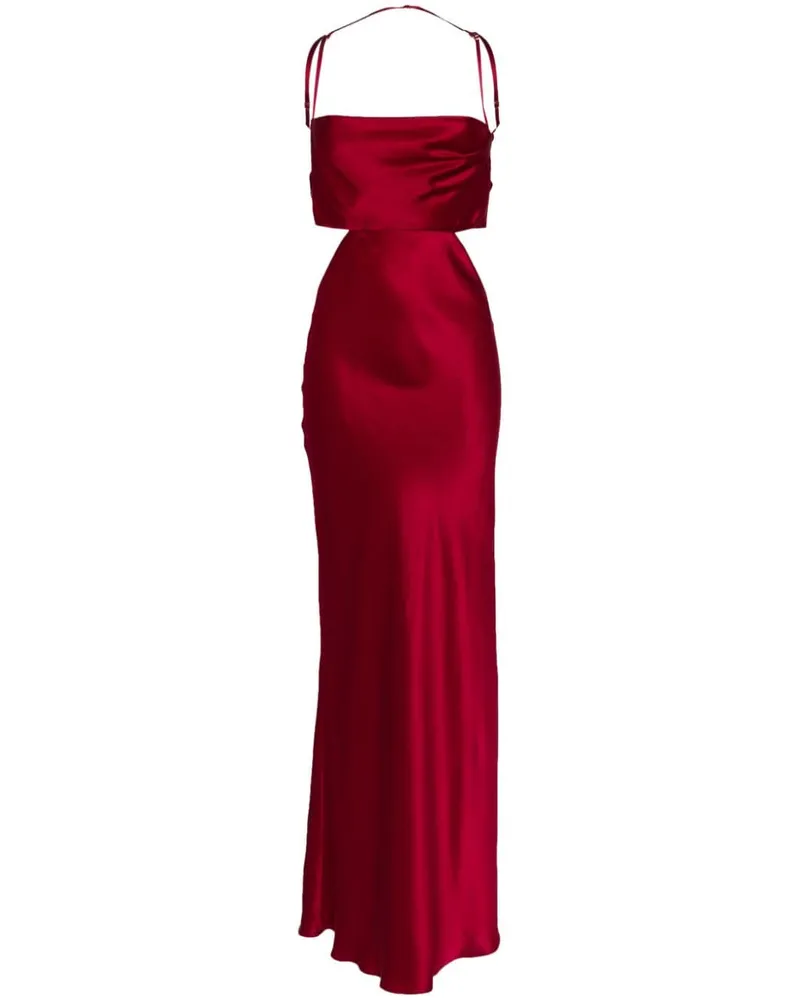 mason by michelle mason Kleid mit tiefem Rücken - Rot Rot